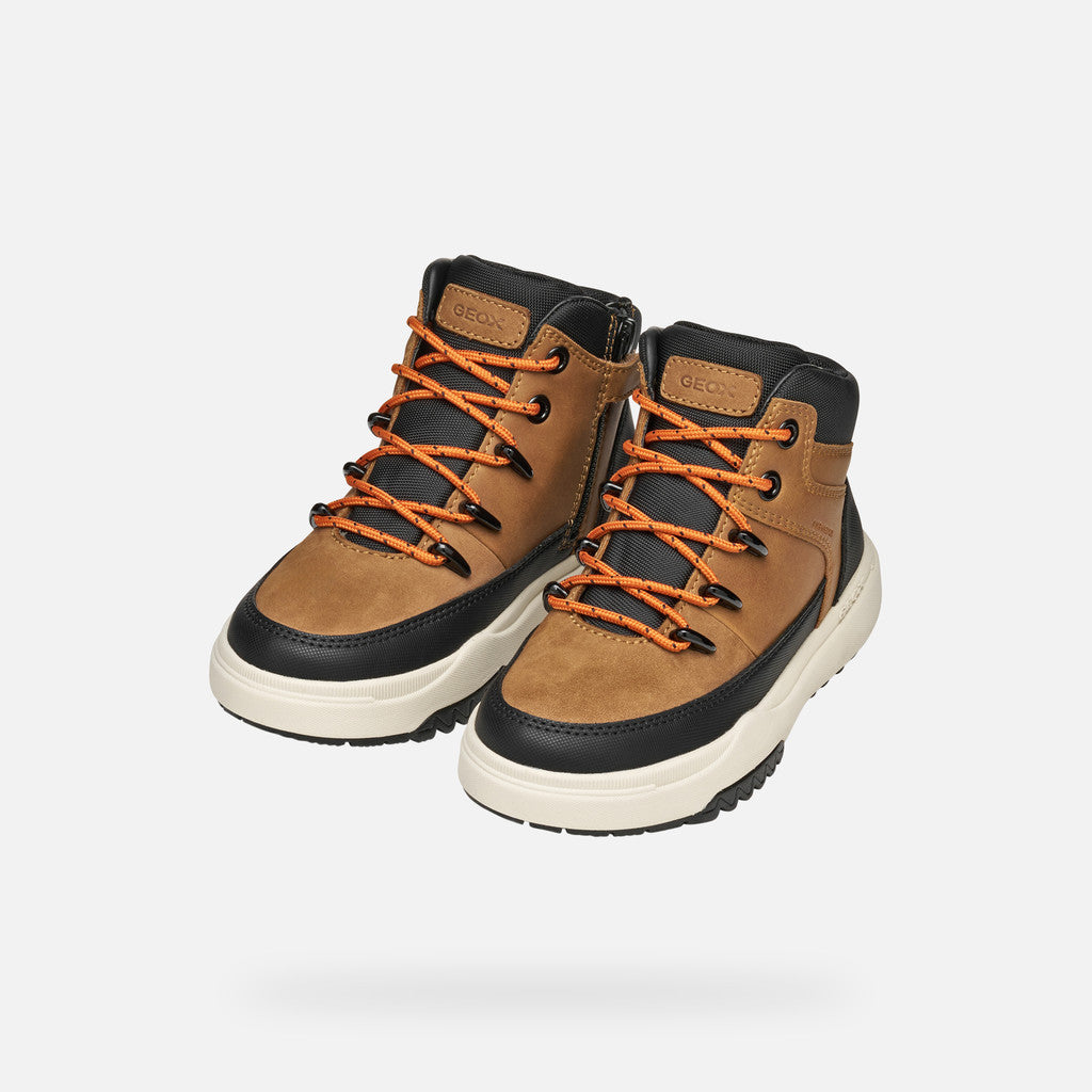 Geox ghete baieti captusite Bunshee Amphibiox 36-37 Light Brown