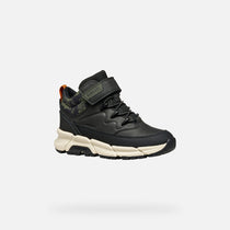 Geox ghete baieti captusite Flexyper Plus Amphibiox 28-35 Black/Military