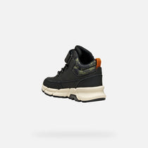 Geox ghete baieti captusite Flexyper Plus Amphibiox 36-37 Black/Military