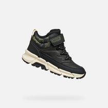 Geox ghete baieti captusite Flexyper Plus Amphibiox 28-35 Black/Military