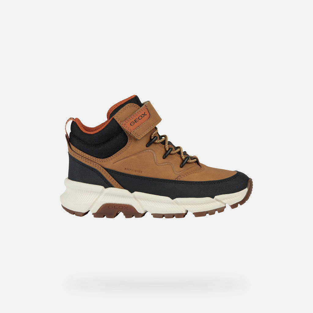 Geox ghete baieti captusite Flexyper Plus Amphibiox 28-35 Dark Yellow/Black Imagine secundară a produsului