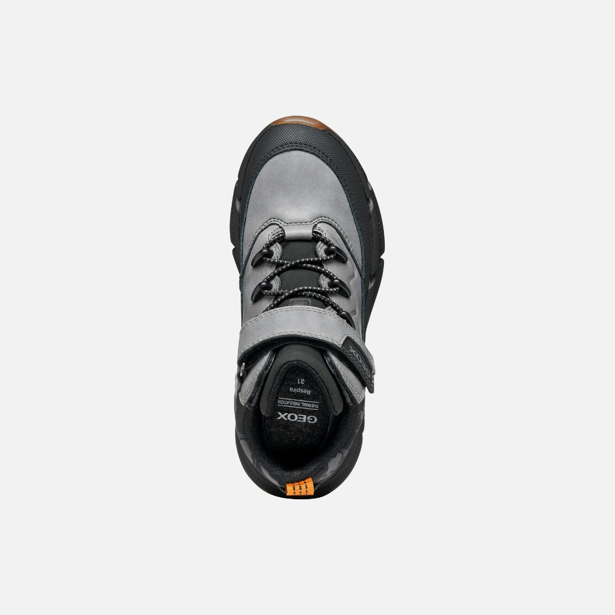 Geox ghete baieti captusite Flexyper Plus Amphibiox 28-35 Grey/Black