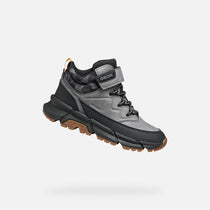 Geox ghete baieti captusite Flexyper Plus Amphibiox 28-35 Grey/Black