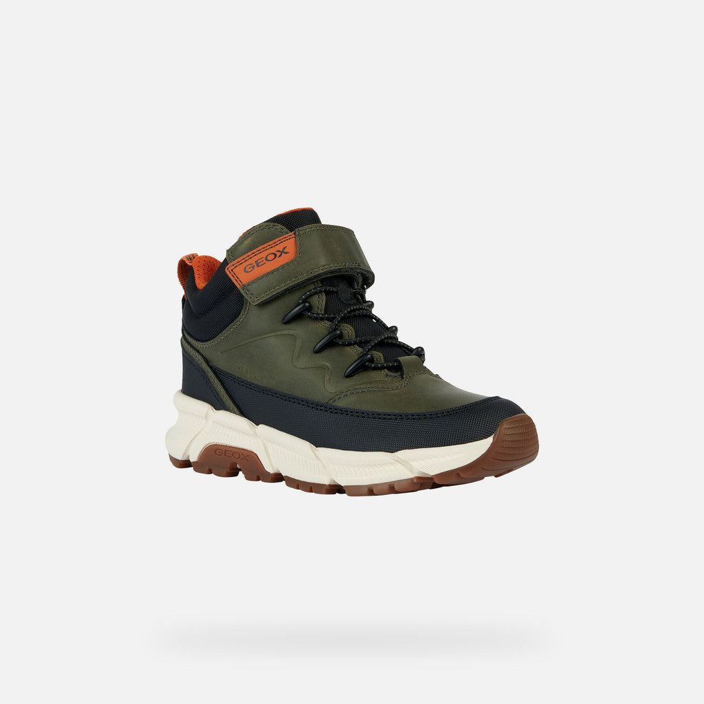 Geox ghete baieti captusite Flexyper Plus Amphibiox 36-37 Military/Orange Fő kép