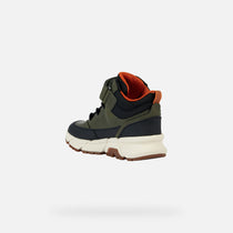Geox ghete baieti captusite Flexyper Plus Amphibiox 36-37 Military/Orange