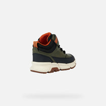 Geox ghete baieti captusite Flexyper Plus Amphibiox 36-37 Military/Orange