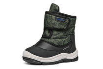 Geox ghete baieti captusite si impermeabile Amphibiox 20-23 Black/Forest