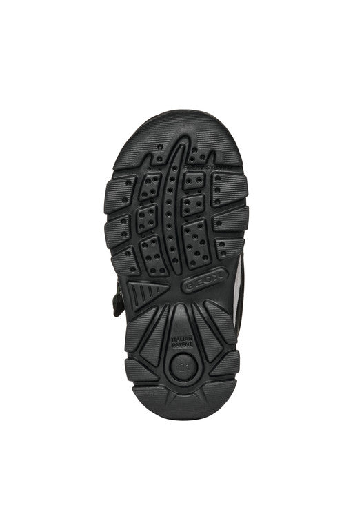 Geox ghete baieti captusite si impermeabile Amphibiox 20-23 Black/Forest