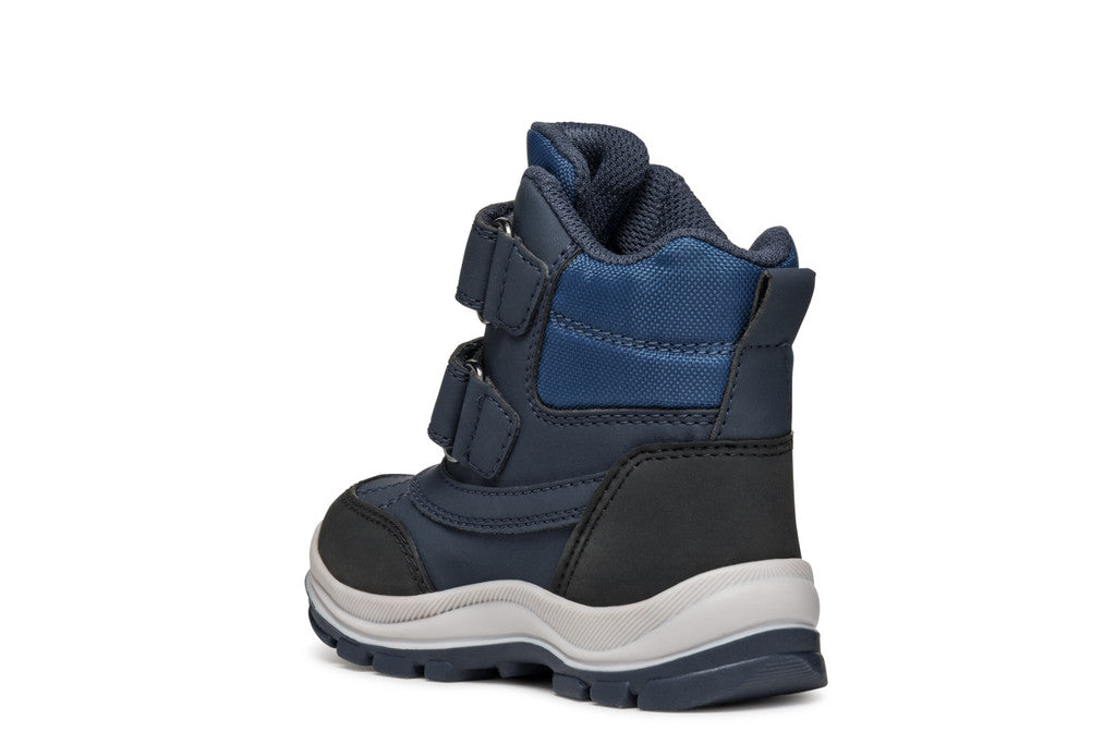 Geox fiú bélelt és vízálló Amphibiox bakancs 20-23 Navy Másodlagos kép