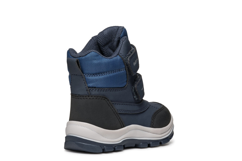 Geox ghete baieti captusite si impermeabile Amphibiox 20-23 Navy