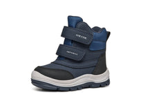 Geox ghete baieti captusite si impermeabile Amphibiox 20-23 Navy