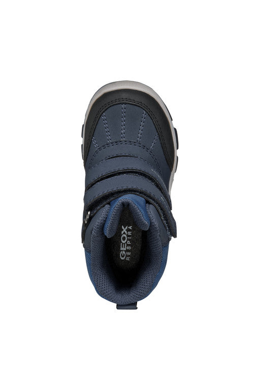 Geox ghete baieti captusite si impermeabile Amphibiox 20-23 Navy