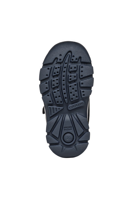 Geox ghete baieti captusite si impermeabile Amphibiox 20-23 Navy