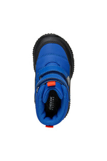 Geox ghete baieti captusite si impermeabile Amphibiox 20-23 Royal/Orange
