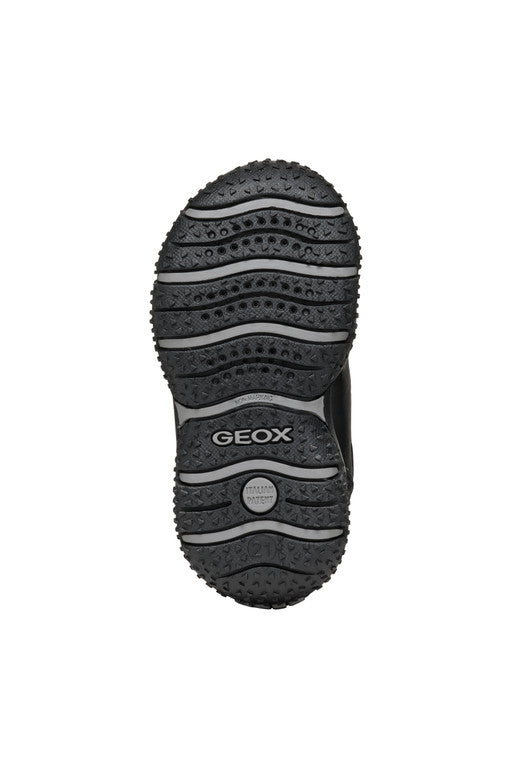 Geox ghete baieti captusite si impermeabile Amphibiox 20-23 Royal/Orange
