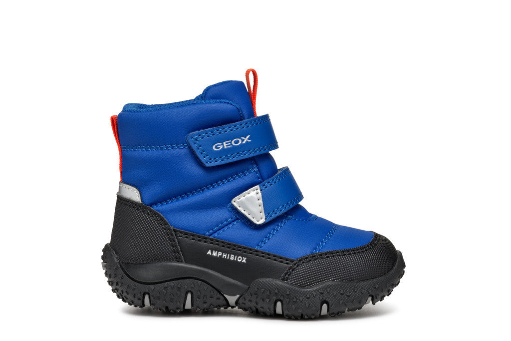 Geox ghete baieti captusite si impermeabile Amphibiox 20-23 Royal/Orange Fő kép