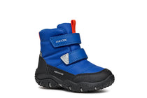 Geox ghete baieti captusite si impermeabile Amphibiox 20-23 Royal/Orange