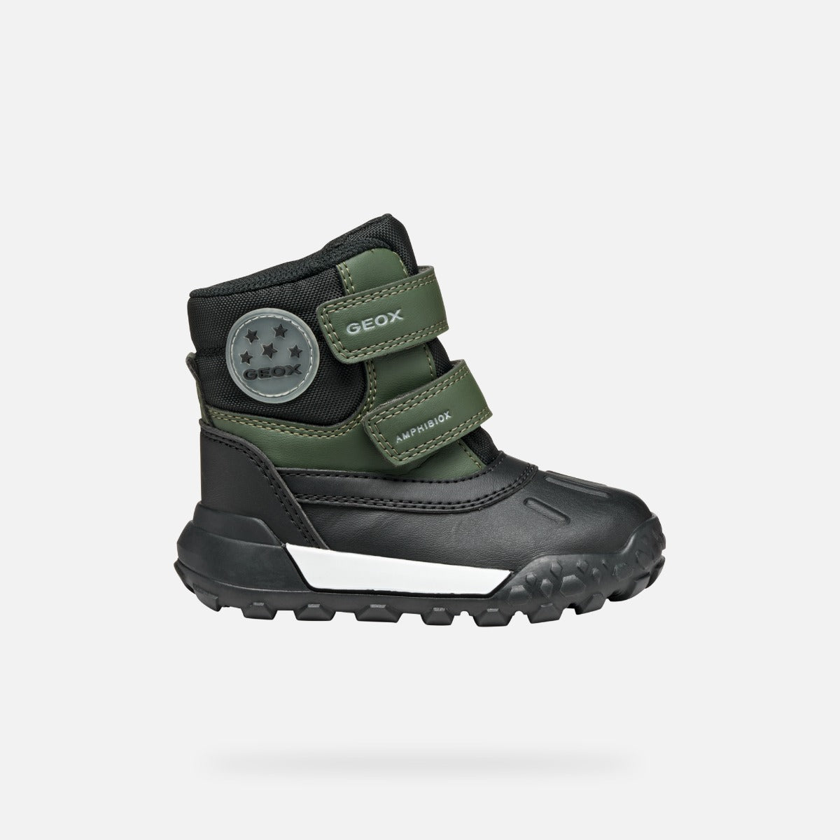 Geox bélelt fiú bakancs Trekkyup Amphibiox 24-27 Sötétzöld/Fekete Másodlagos kép