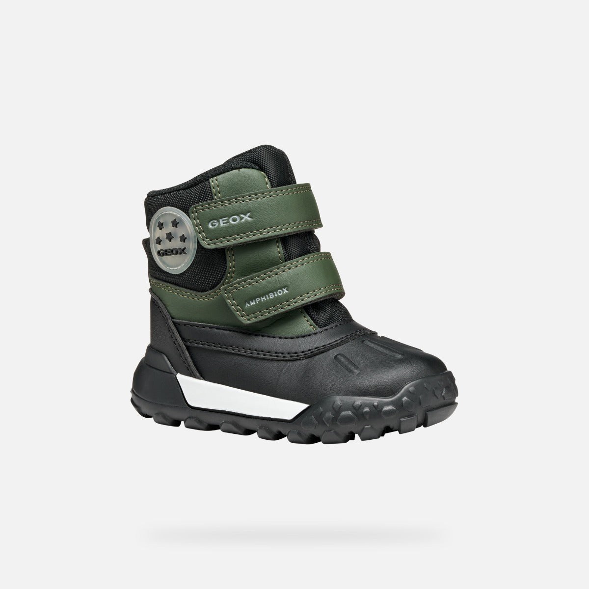 Geox ghete baieti captusite Trekkyup Amphibiox 20-23 Dark Green/Black Fő kép