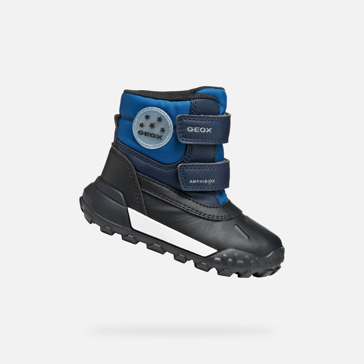 Geox ghete baieti captusite Trekkyup Amphibiox 24-27 Navy/Jeans