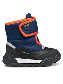 Geox ghete baieti captusite Trekkyup Amphibiox 24-27 Navy/Orange