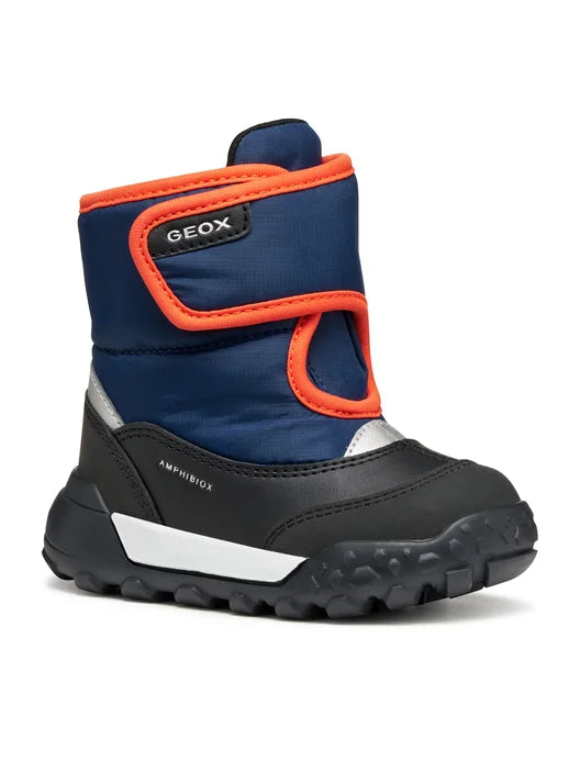 Geox ghete baieti captusite Trekkyup Amphibiox 24-27 Navy/Orange Fő kép