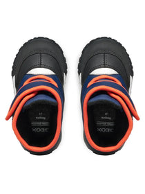 Geox ghete baieti captusite Trekkyup Amphibiox 24-27 Navy/Orange