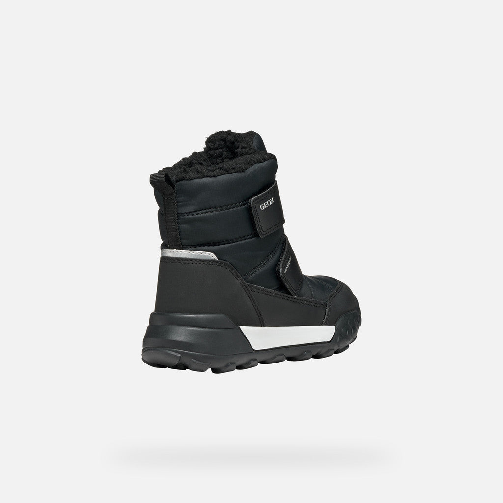 Geox ghete baieti captusite Trekkyup Amphibiox 28-35 Black