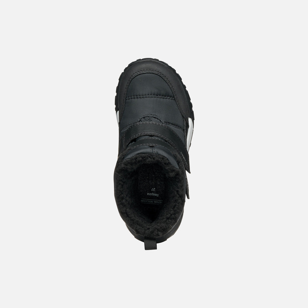 Geox ghete baieti captusite Trekkyup Amphibiox 28-35 Black