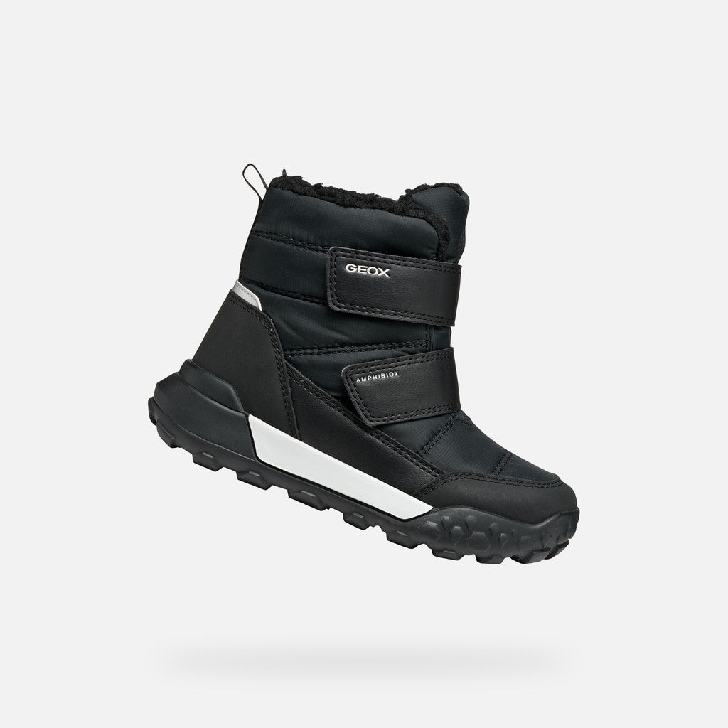 Geox ghete baieti captusite Trekkyup Amphibiox 28-35 Black