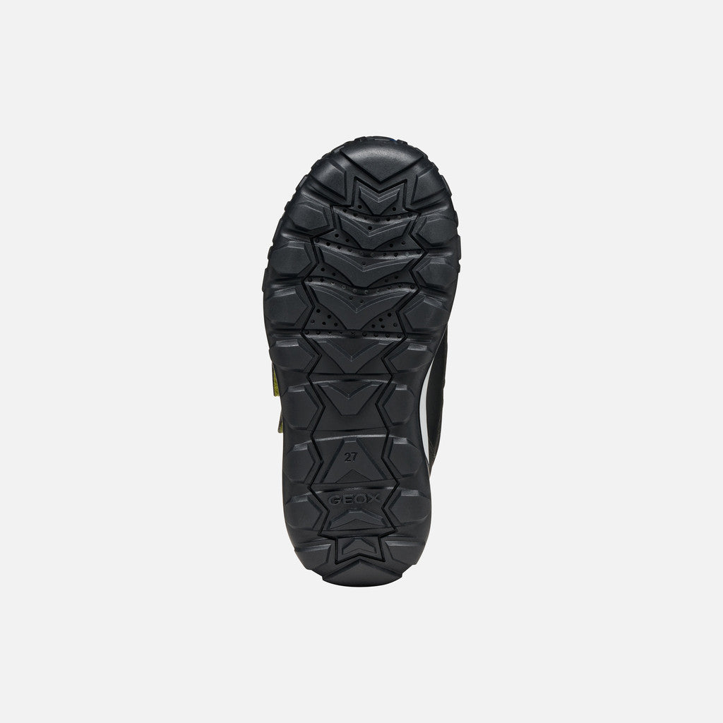Geox ghete baieti captusite Trekkyup Amphibiox 28-35 Navy/Lime