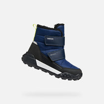 Geox ghete baieti captusite Trekkyup Amphibiox 28-35 Navy/Lime