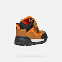 Geox ghete baieti Trekkyup Amphibiox 20-23 DK.Yellow/Black