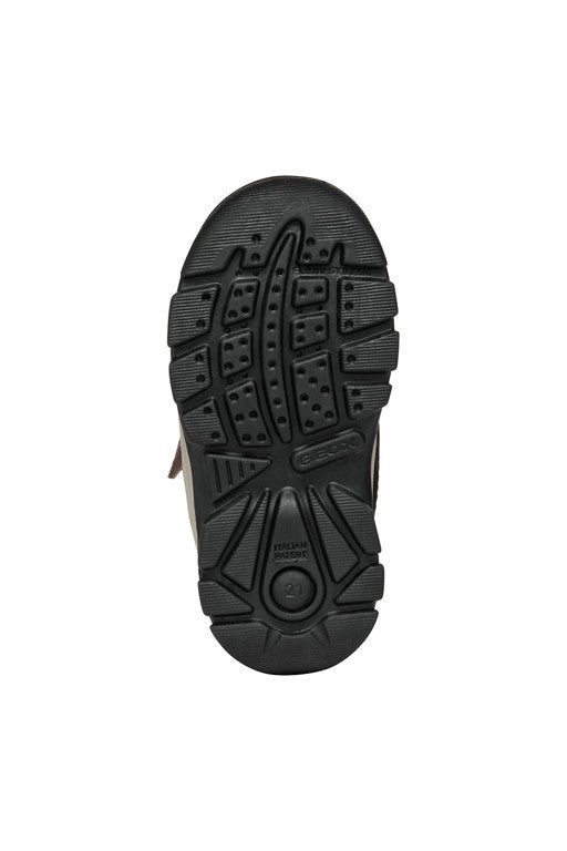 Geox ghete fete captusite si impermeabile Amphibiox 20-23 Black/Dark Beige