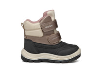 Geox ghete fete captusite si impermeabile Amphibiox 20-23 Black/Dark Beige