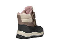 Geox ghete fete captusite si impermeabile Amphibiox 24-27 Black/Dark Beige