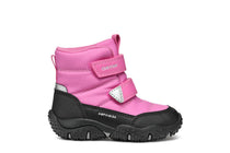 Geox ghete fete captusite si impermeabile Amphibiox 20-23 Dark Fuchsia/Black