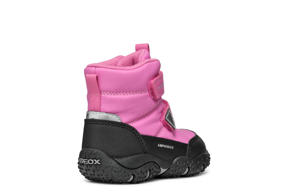Geox ghete fete captusite si impermeabile Amphibiox 20-23 Dark Fuchsia/Black Imagine secundară a produsului