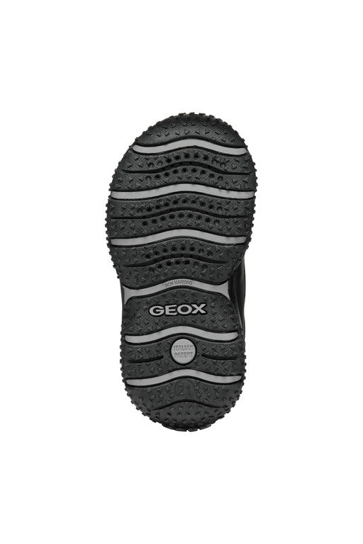 Geox ghete fete captusite si impermeabile Amphibiox 20-23 Dark Fuchsia/Black