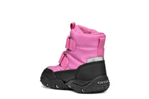 Geox ghete fete captusite si impermeabile Amphibiox 20-23 Dark Fuchsia/Black