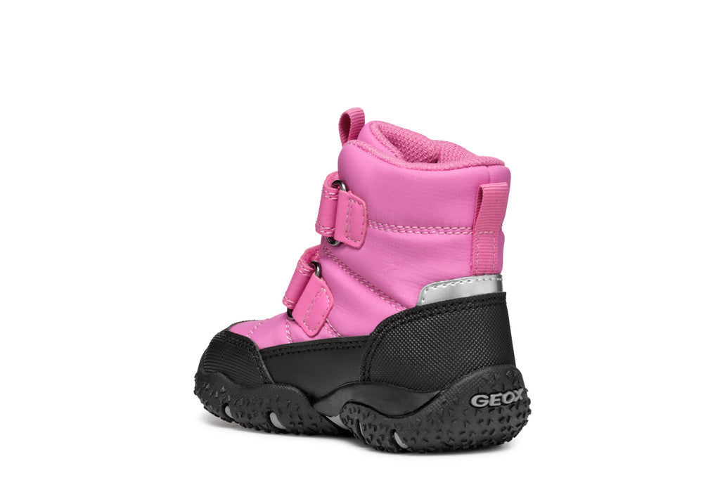 Geox ghete fete captusite si impermeabile Amphibiox 20-23 Dark Fuchsia/Black