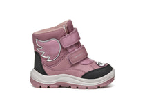 Geox ghete fete captusite si impermeabile Amphibiox 24-27 Drak Pink Bufnita