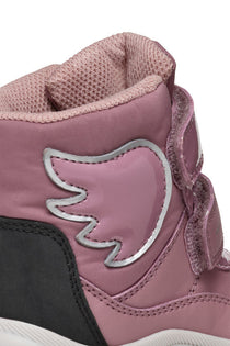Geox ghete fete captusite si impermeabile Amphibiox 24-27 Drak Pink Bufnita