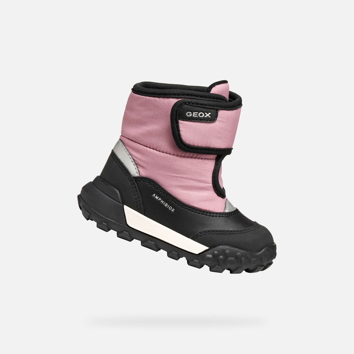 Geox ghete fete captusite Trekkyup Amphibiox 20-23 Black/Rose