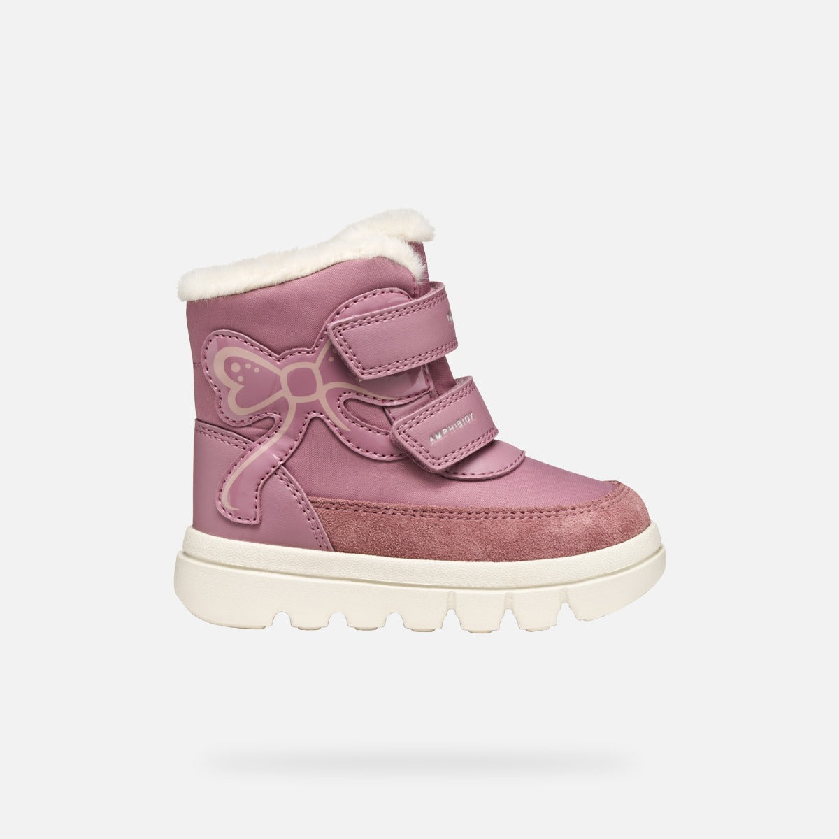 Geox ghete fete captusite Willaboom Amphibiox 24-27 Rose Smoke cu fundita Imagine secundară a produsului