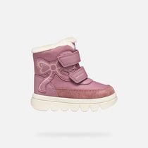 Geox ghete fete captusite Willaboom Amphibiox 24-27 Rose Smoke cu fundita