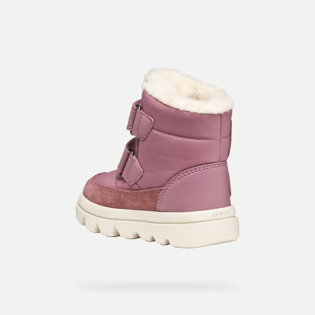 Geox ghete fete captusite Willaboom Amphibiox 24-27 Rose Smoke cu fundita