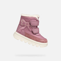 Geox ghete fete captusite Willaboom Amphibiox 24-27 Rose Smoke cu fundita