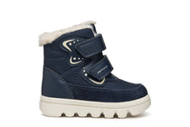 Geox ghete fete imblanite si impermeabile Amphibiox 24-27 Navy/Off White