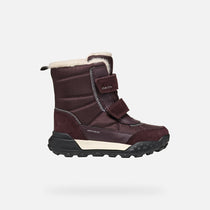 Geox ghete fete imblanite Trekkyup Amphibiox 28-35 Dark Burgundy